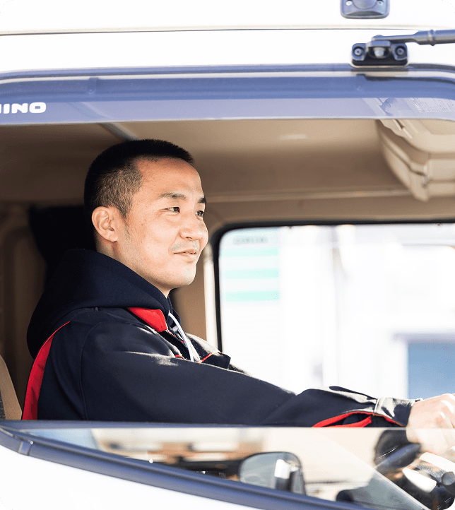 運転している従業員